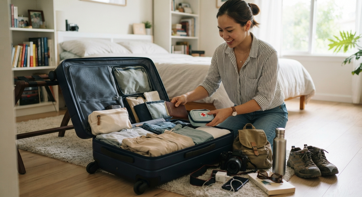 Chuẩn bị hành lý và các vật dụng cá nhân thiết yếu